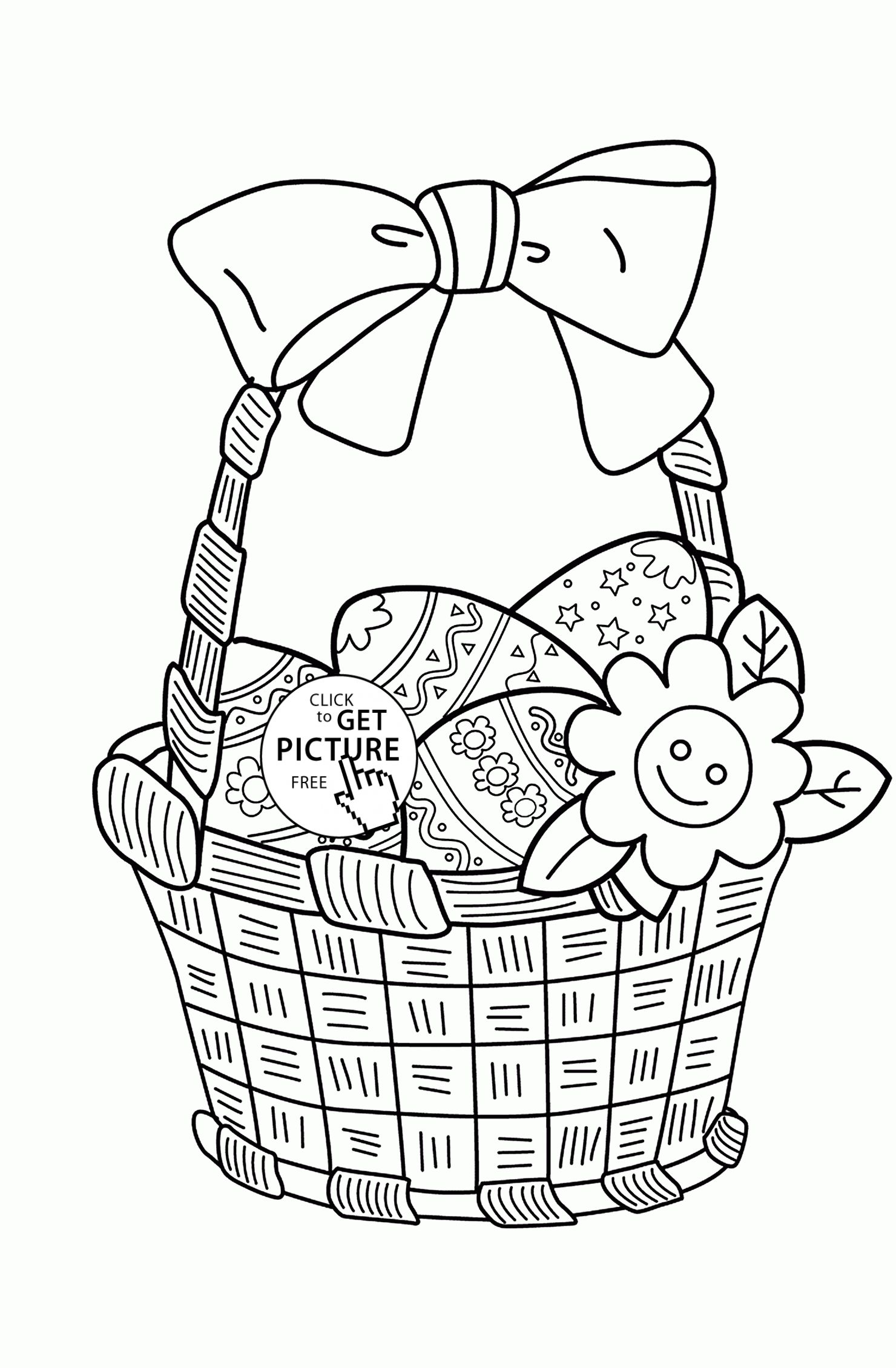Easter Basket Coloring Pages - Part 3